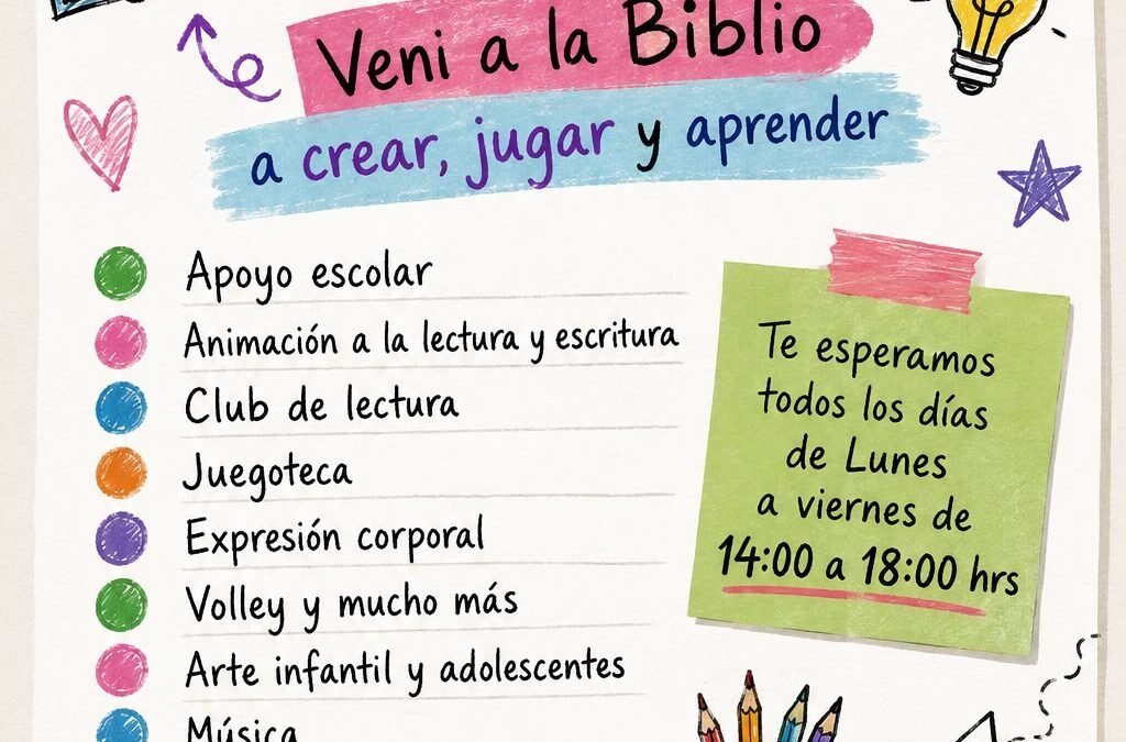 ¡Terminó el ve¡Terminó el verano, pero la diversión continúa en la Biblioteca!rano, pero la diversión continúa en la Biblioteca!